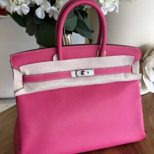 Hermes Birkin 35 Rose Tyrien