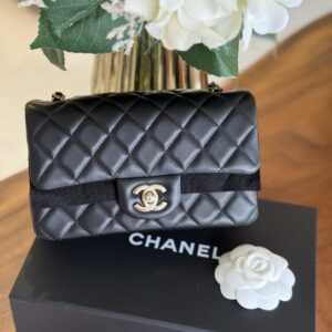 CHANEL mini rectangle black
