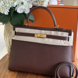 Hermes Kelly 35 Sellier Havane