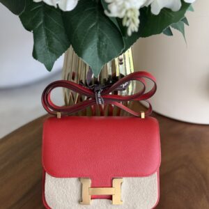 Hermes Constance 18 Rouge Tomate