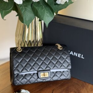 CHANEL Classic REISSUE 2.55 size 225 black